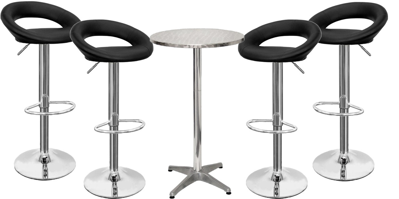 An image of Sorrento Kitchen Bar Stool and London Table Package