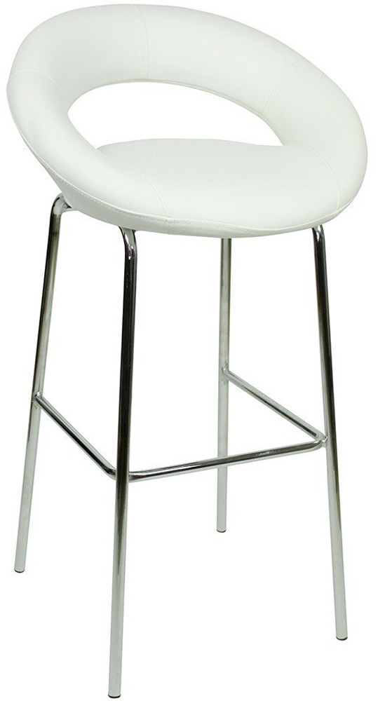 An image of Sorrento Kitchen Fixed Height Bar Stools White