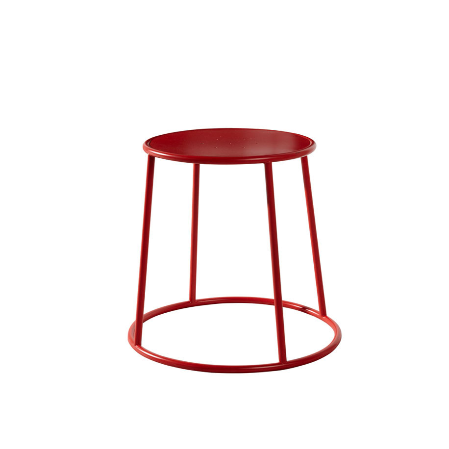 An image of Max 45 Low Stool Red