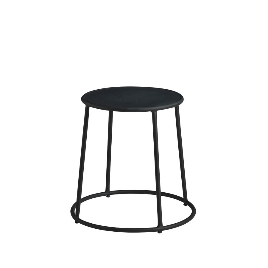 An image of Max 45 Low Stool Black