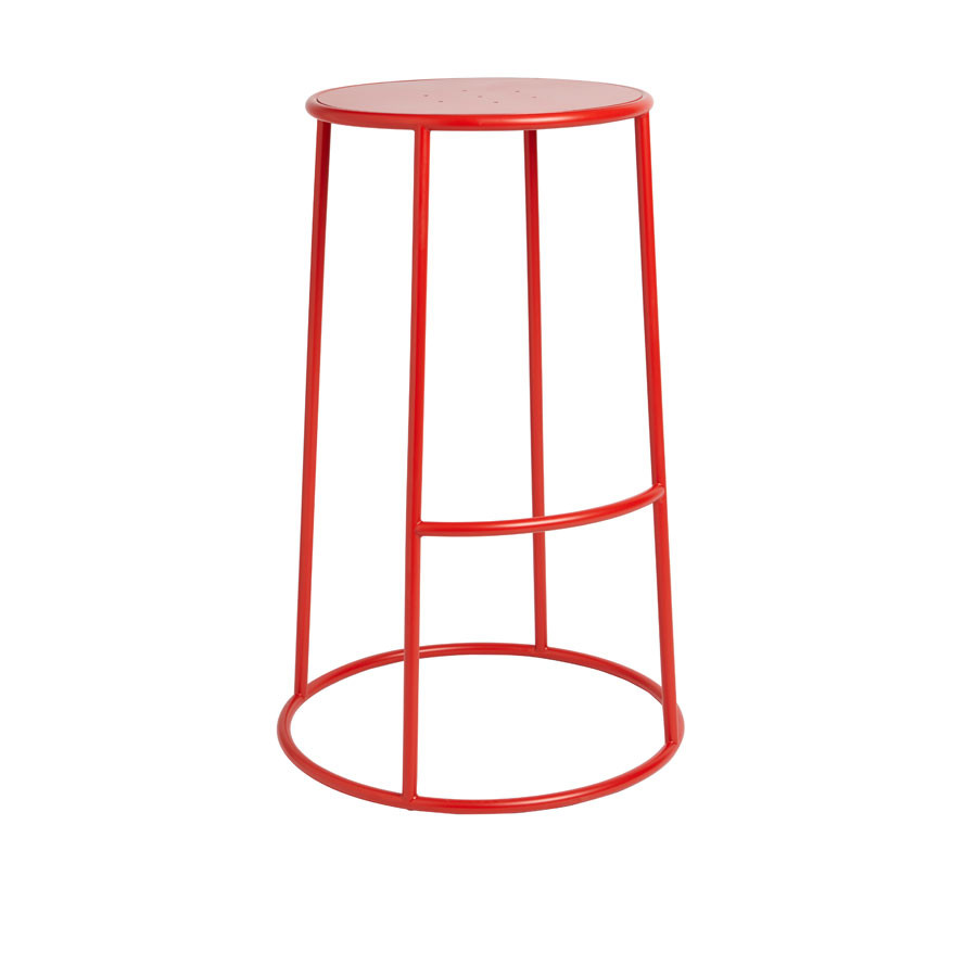 An image of Max 75 High Stool Red