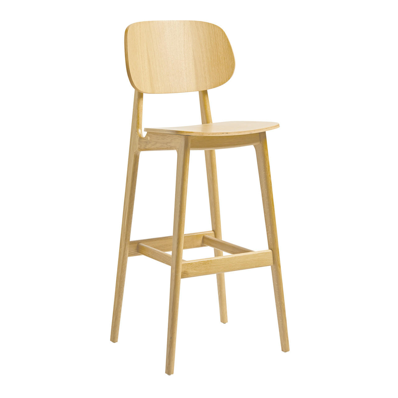 An image of Relish Bar Stool Natural Oak